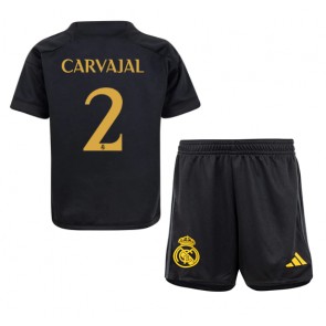 Real Madrid Daniel Carvajal #2 Tredje trøje Børn 2023-24 Kort ærmer (+ korte bukser)